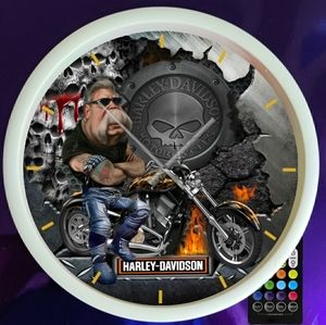 Harley Davidson wall clock for men or women